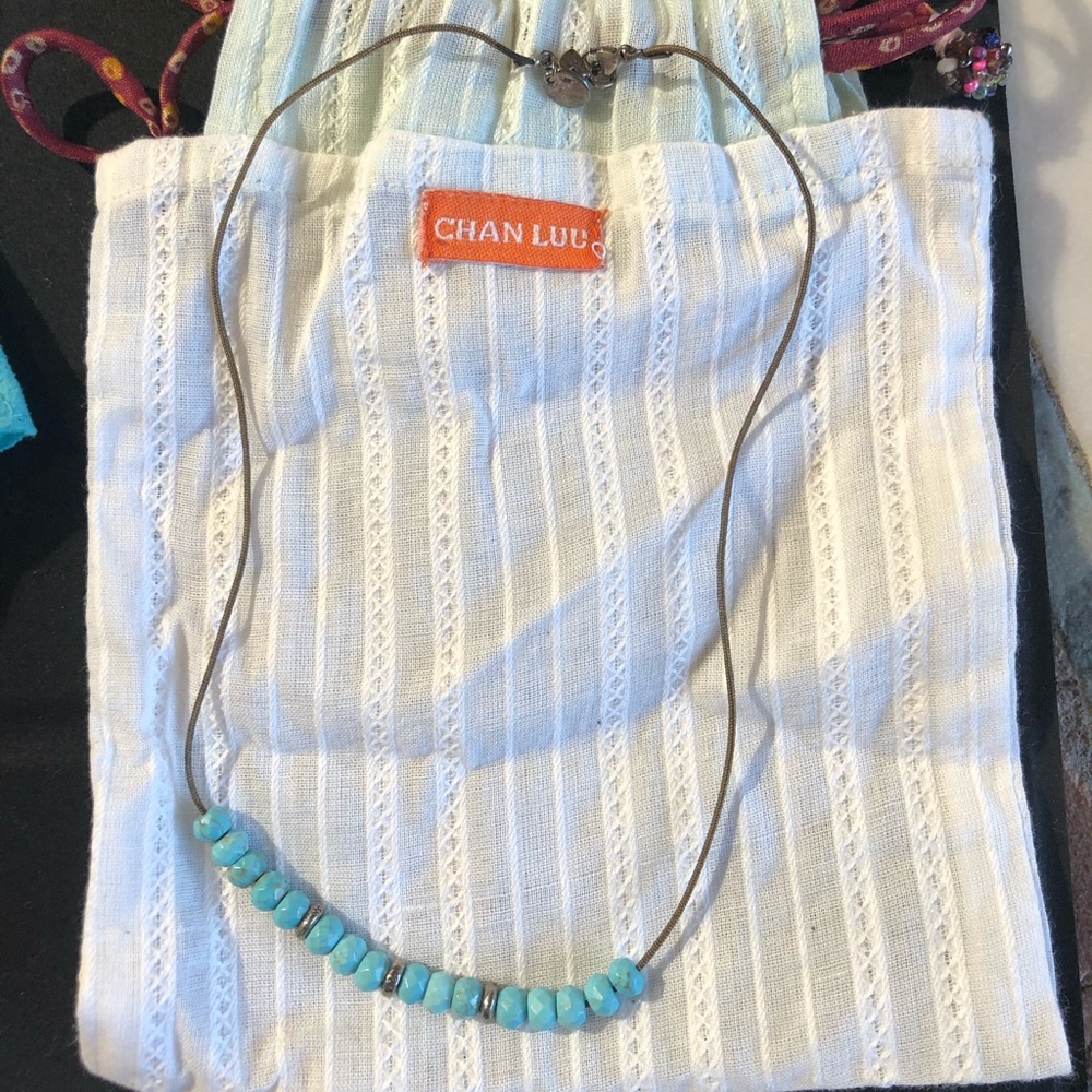 Chan Luu Turquoise Beaded Necklace